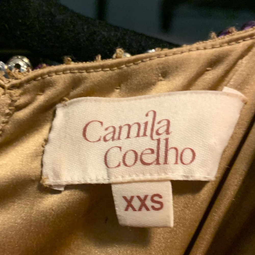 Camila Coelho Sofia Mini Dress Sequin Beaded XXS - Picture 13 of 15